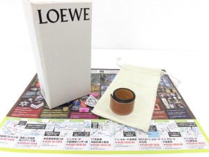 前橋市内 買取専門 東京市場 17号前橋元総社南小前店 ブランド ロエベ アクセサリー 買取しました。