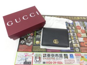 大分市 買取専門 東京市場 Dプラザ大分店 ブランド グッチ コンパクト財布 買取しました。