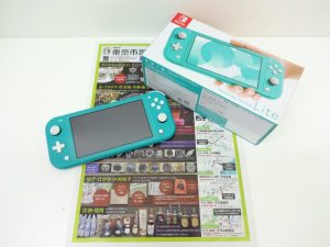 日立 高萩 北茨城 常陸太田 買取専門 東京市場 メガドンキ 日立店 ゲーム 任天堂 スイッチライト 本体 買取しました。