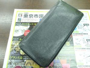 鹿児島市内 買取専門 東京市場 鹿児島中央店 ブランド ルイヴィトン 長財布 買取しました。