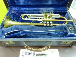 鹿児島市内 買取専門 東京市場 鹿児島中央店 楽器 ストラディバリウストランペット 買取しました。