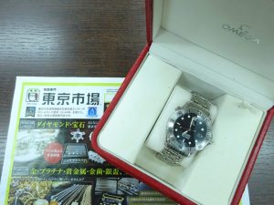 鹿児島市内 買取専門 東京市場 鹿児島中央店 ブランド オメガ 腕時計 買取しました。