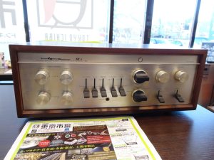 大田原市内！買取専門 東京市場 ドンキホーテ大田原店 音響機器 ラックスマン 真空管プリアンプ 買取しました。