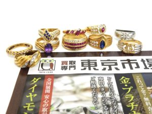 高崎市内 買取専門 東京市場 ドンキホーテ 高崎店 貴金属 金 18金 リング 買取しました。