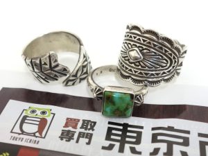 高崎市内 買取専門 東京市場 ドンキホーテ 高崎店 ブランド インディアンジュエリー リング 買取しました。