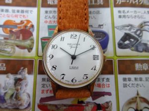 春日部市内！買取専門 東京市場 東武豊春駅西口店 デルヴィナ・ジュネーブ DELVINA Genve 手巻き式腕時計 買取しました