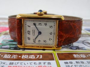 町田市 相模原市 出張買取 高価買取 買取専門 東京市場 町田駅前コビルナ店 ブランド カルティエ マストタンク 腕時計 買取しました。