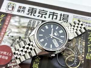 高崎市内 買取専門 東京市場 ドンキホーテ 高崎店 ブランド セイコー5 腕時計 買取しました。
