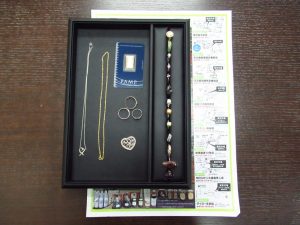 鹿児島市内 買取専門 東京市場 鹿児島中央店 貴金属 ネックレス リング 買取しました。
