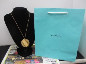 いづろ 中町 金生町 照国通り 東京市場 天文館 御着屋交番前店 ブランド ティファニー ペンダント 買取しました。