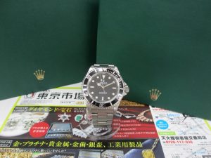 いづろ 中町 金生町 照国通り 東京市場 天文館 御着屋交番前店 ブランド ロレックス 時計 買取しました。