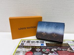 鹿児島市 東京市場 天文館 地蔵角交番前店 ブランド Louis Vuitton カードケース 買取しました。