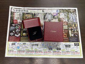 鹿児島市 買取専門 東京市場 天文館 地蔵角交番前店 カルティエ Cartier リング 買取しました。