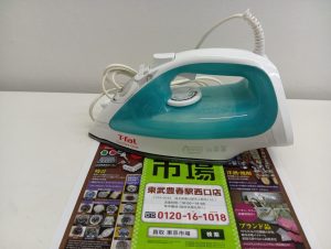 春日部市内！買取専門 東京市場 東武豊春駅西口店 ティファール FV2690JO スチームアイロン コンフォート グライド ブルー 買取しました。
