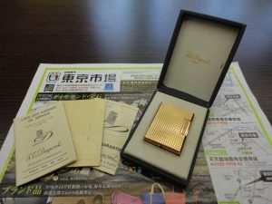鹿児島市 買取専門 東京市場 国道225号宇宿店 エス・テー・デュポン ガスライター 買取しました。