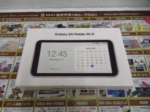 町田市 相模原 出張買取 買取専門 東京市場 町田駅前コビルナ店 家電 ギャラクシー 5G モバイルWi-Fi SCR01 買取しました。