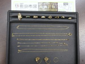 霧島市 買取専門 東京市場 ドンキホーテ霧島隼人店 貴金属 金 製品 買取しました。