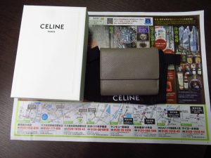 鹿児島市 東京市場 天文館 地蔵角交番前店 ブランド CELINE セリーヌ 財布 買取しました。