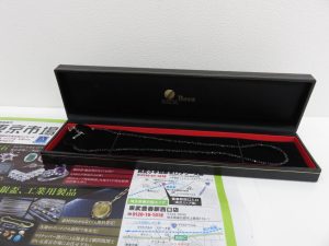 所沢 入間 狭山 日高 秩父 東村山 買取専門 東京市場 西武小手指駅北口タワーズ店 池田ベール ネックレス 買取しました。