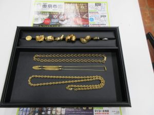 買取専門 東京市場 いづろ 照国通り 天文館 御着屋交番前店 貴金属 金 金製品 買取しました。