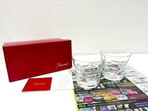 鹿児島市 東京市場 天文館 地蔵角交番前店 ブランドバカラ baccarat グラス 買取しました。