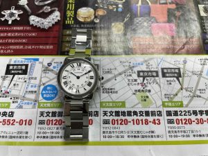 鹿児島市 買取専門 東京市場 天文館 地蔵角交番前店 ブランド カルティエ 腕時計 買取しました。