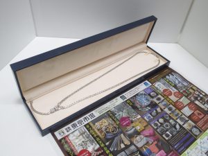 行田市 熊谷市 高価買取 買取専門 東京市場 ドンキ 行田持田インター店 ブランド ジュネ 18金 ネックレス 買取しました。