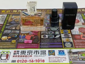 春日部市内！買取専門 東京市場 東武豊春駅西口店 ミスディオール シェリー オードゥ パルファン クリスチャンディオール ソヴァージュ 買取しました。