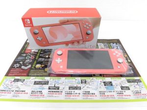 前橋市内 買取専門 東京市場 17号前橋元総社南小前店 ゲーム機器 任天堂 スイッチライト 買取しました。