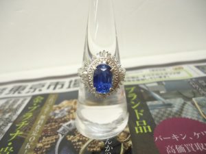 小山市内！買取専門 東京市場 ドンキホーテ小山駅前店 プラチナ サファイア リング 買取しました。