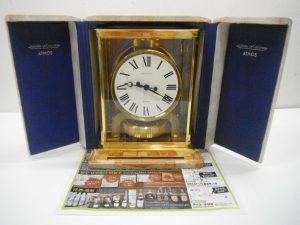 鹿児島市 買取専門 東京市場 天文館 地蔵角交番前店 ブランド ジャガールクルト アトモス 空気式時計 買取しました。