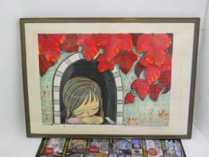 町田市 相模原市 出張買取 買取専門 東京市場 町田駅前コビルナ店 版画 蔦の窓 池田修三 買取しました。