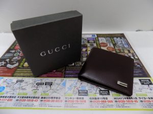 鹿児島市 買取専門 東京市場 サンキュー新栄店 ブランド GUCCI 財布 買取しました。
