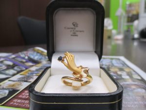 霧島市 買取専門 東京市場 ドンキホーテ霧島隼人店 ブランド カレライカレラ リング 買取しました。