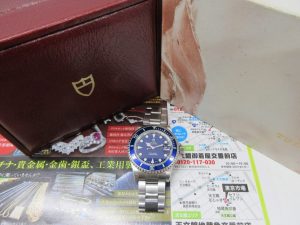 いづろ 中町 金生町 照国通り 東京市場 天文館 御着屋交番前店 ブランド チューダー 時計 買取しました。