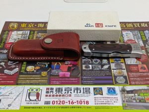 春日部市内！買取専門 東京市場 東武豊春駅西口店 アルマー グリーンベレー25周年記念モデル AL MAR 折り畳み式  ナイフ 買取しました。