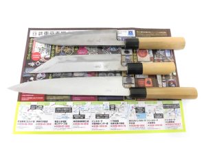 前橋市内 買取専門 東京市場 17号前橋元総社南小前店 キッチン用品 包丁 買取しました。