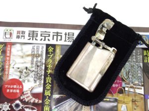 前橋市内 買取専門 東京市場 17号前橋元総社南小前店 喫煙グッズ サロメ ガスライター 買取しました。