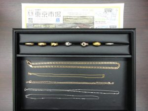 鹿児島市 買取専門 東京市場 国道225号宇宿店 貴金属 金 プラチナ 製品 買取しました。
