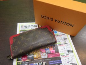 いづろ 中町 金生町 照国通り 東京市場 天文館 御着屋交番前店 ブランド ルイ・ヴィトン 財布 買取しました。